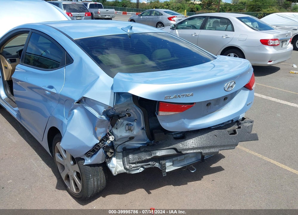2011 HYUNDAI ELANTRA LIMITED (ULSAN PLANT) VIN: KMHDH4AE7BU088435