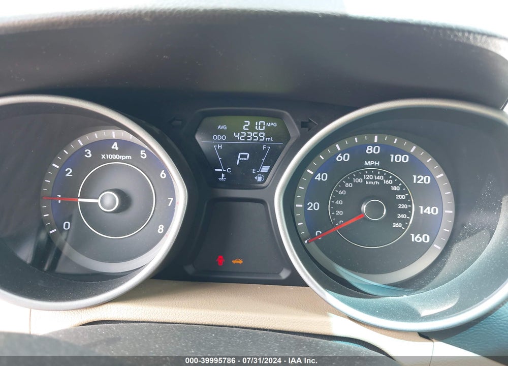 2011 HYUNDAI ELANTRA LIMITED (ULSAN PLANT) VIN: KMHDH4AE7BU088435