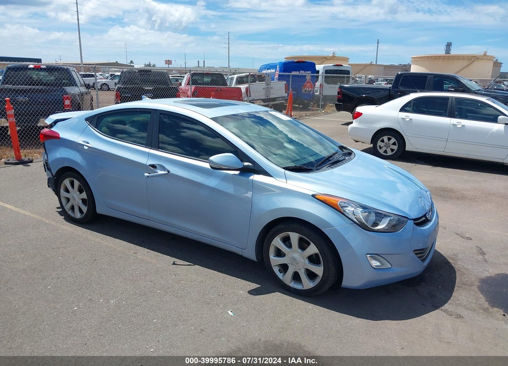 2011 HYUNDAI ELANTRA LIMITED (ULSAN PLANT) VIN: KMHDH4AE7BU088435