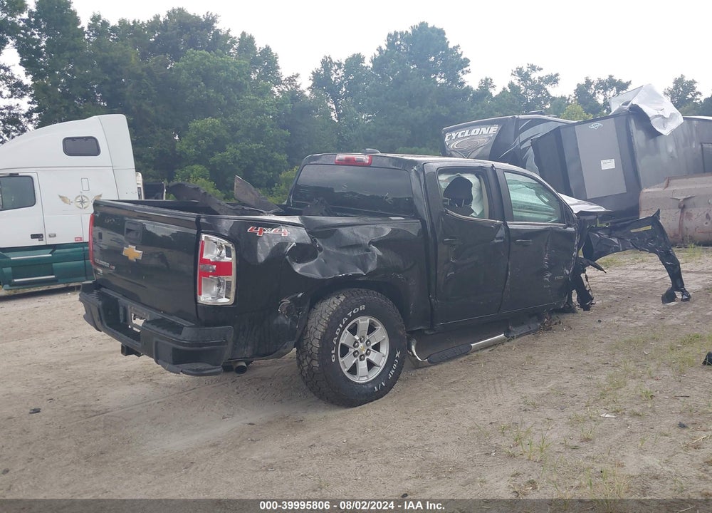 2020 CHEVROLET COLORADO 4WD SHORT BOX WT VIN: 1GCGTBEN4L1110294
