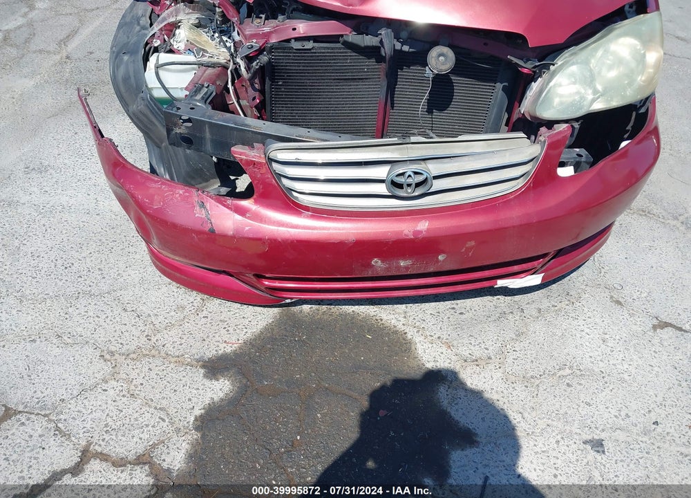2003 TOYOTA COROLLA S VIN: 1NXBR32E53Z076671