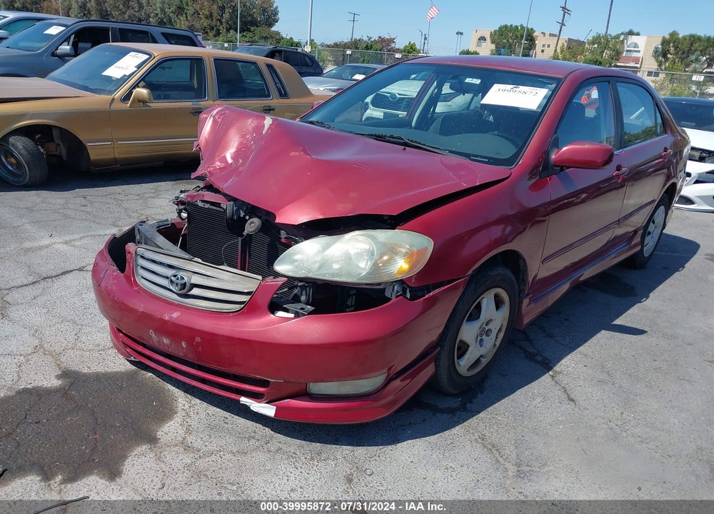 2003 TOYOTA COROLLA S VIN: 1NXBR32E53Z076671