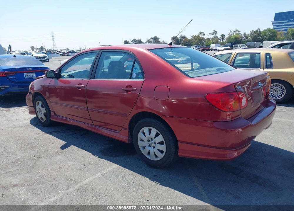 2003 TOYOTA COROLLA S VIN: 1NXBR32E53Z076671