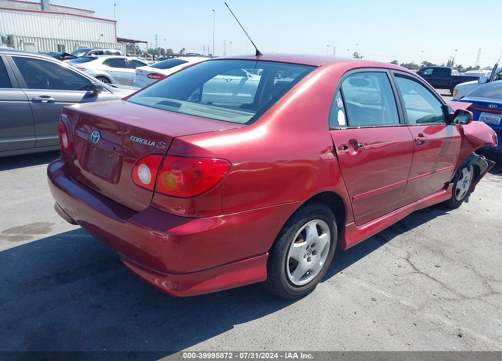 2003 TOYOTA COROLLA S VIN: 1NXBR32E53Z076671