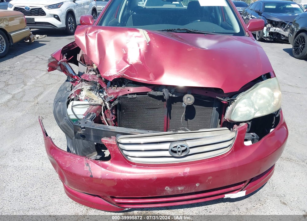 2003 TOYOTA COROLLA S VIN: 1NXBR32E53Z076671