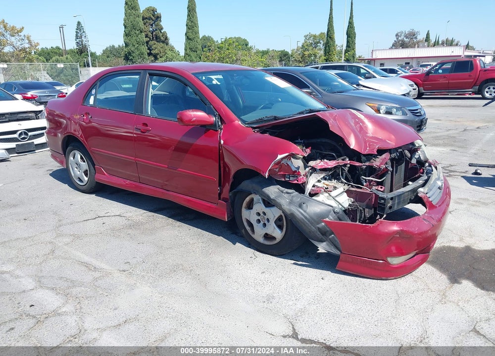 2003 TOYOTA COROLLA S VIN: 1NXBR32E53Z076671