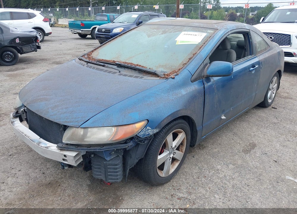 2007 HONDA CIVIC EX VIN: 2HGFG128X7H506697