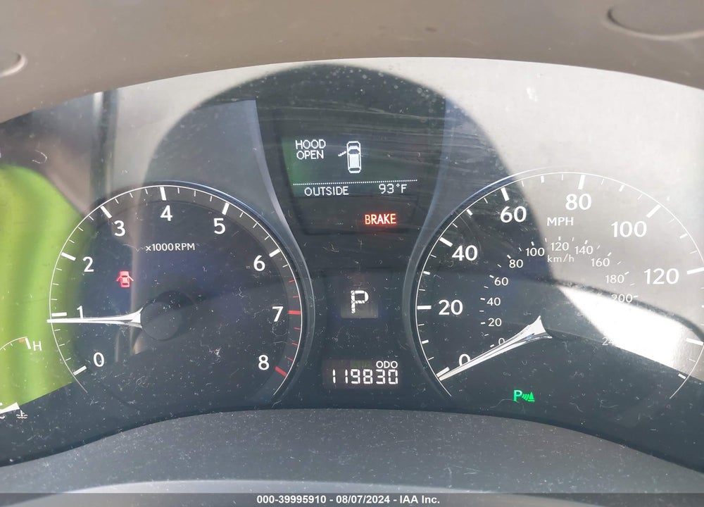 2011 LEXUS RX 350 VIN: 2T2ZK1BA0BC042637