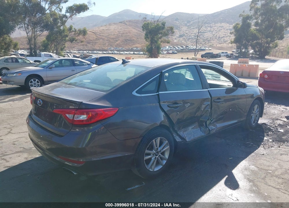 2016 HYUNDAI SONATA SE VIN: 5NPE24AF7GH386102