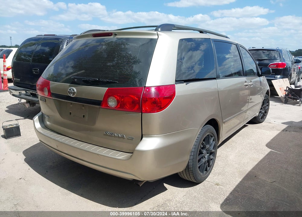 2007 TOYOTA SIENNA CE VIN: 5TDZK23C47S059093