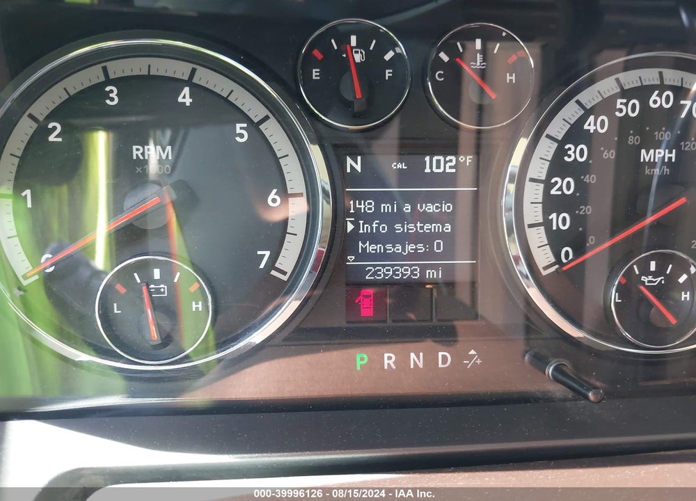 2009 DODGE RAM 1500 SLT/SPORT/TRX VIN: 1D3HV13T69S712490