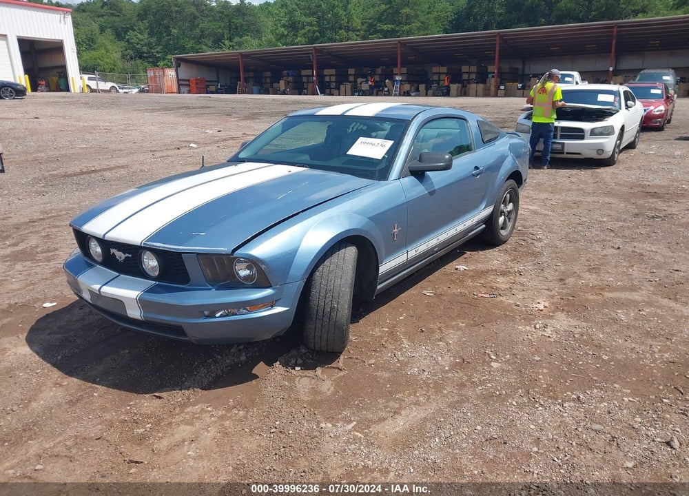 2006 FORD MUSTANG V6 VIN: 1ZVFT80N665186812