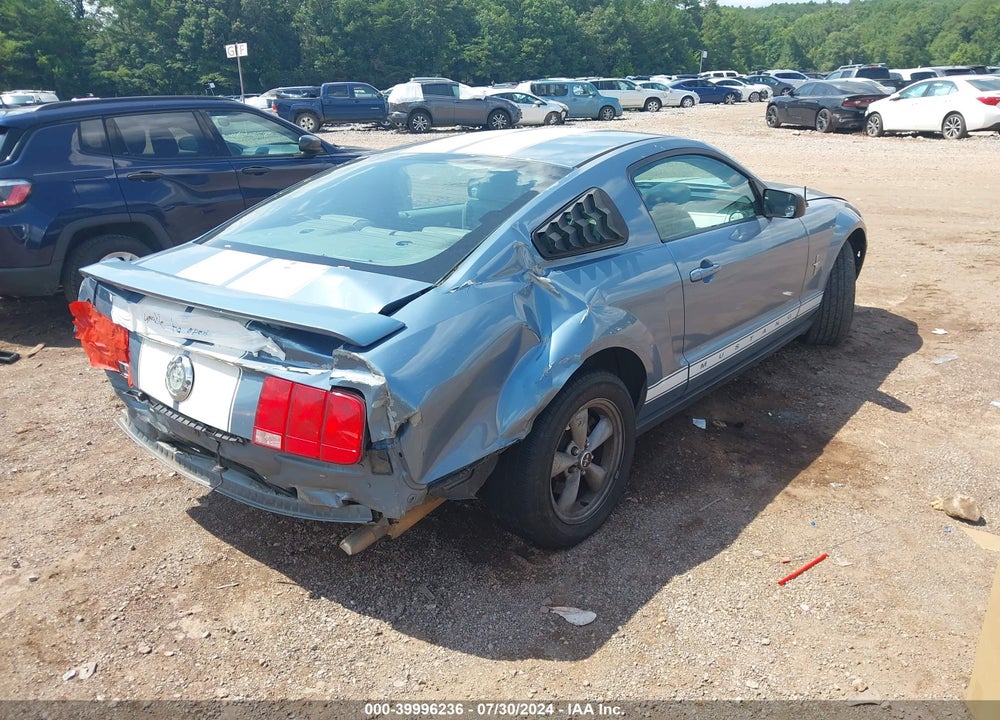 2006 FORD MUSTANG V6 VIN: 1ZVFT80N665186812