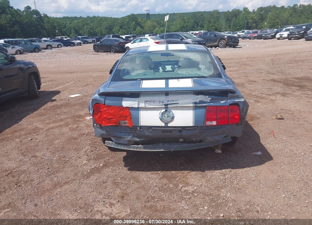2006 FORD MUSTANG V6 VIN: 1ZVFT80N665186812