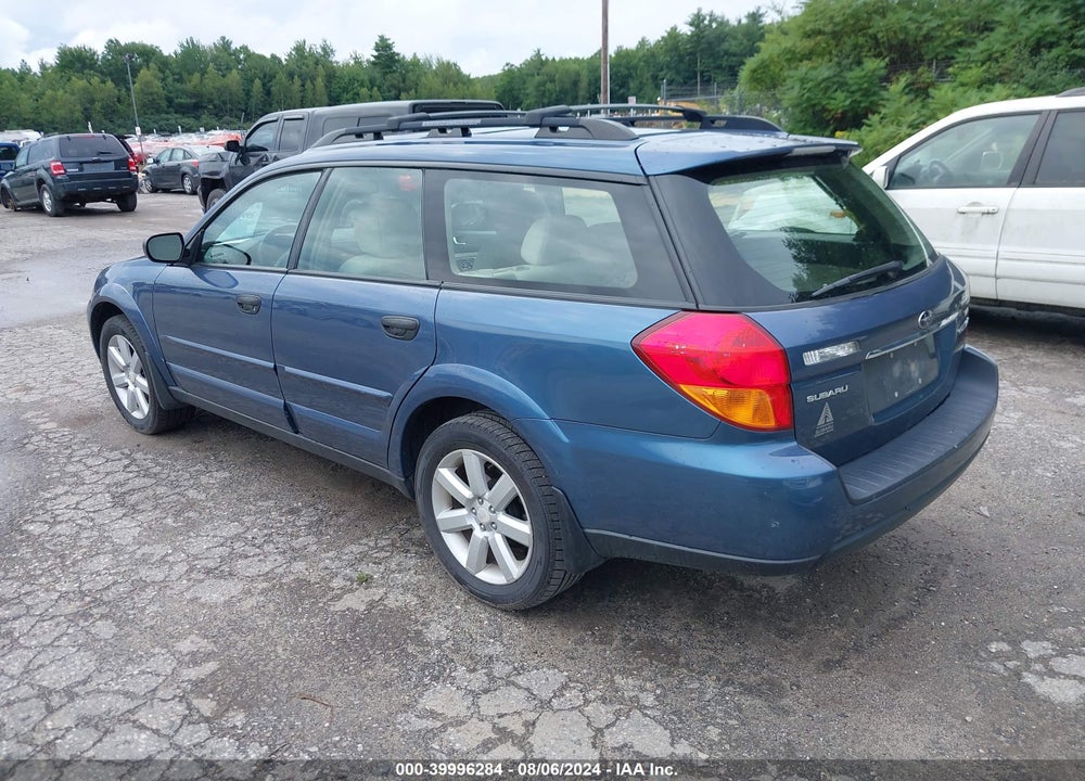 2006 SUBARU OUTBACK 2.5I VIN: 4S4BP61C667303764