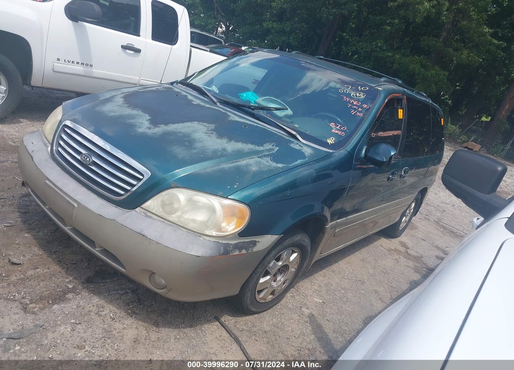 2003 KIA SEDONA EX/LX VIN: KNDUP131836489515