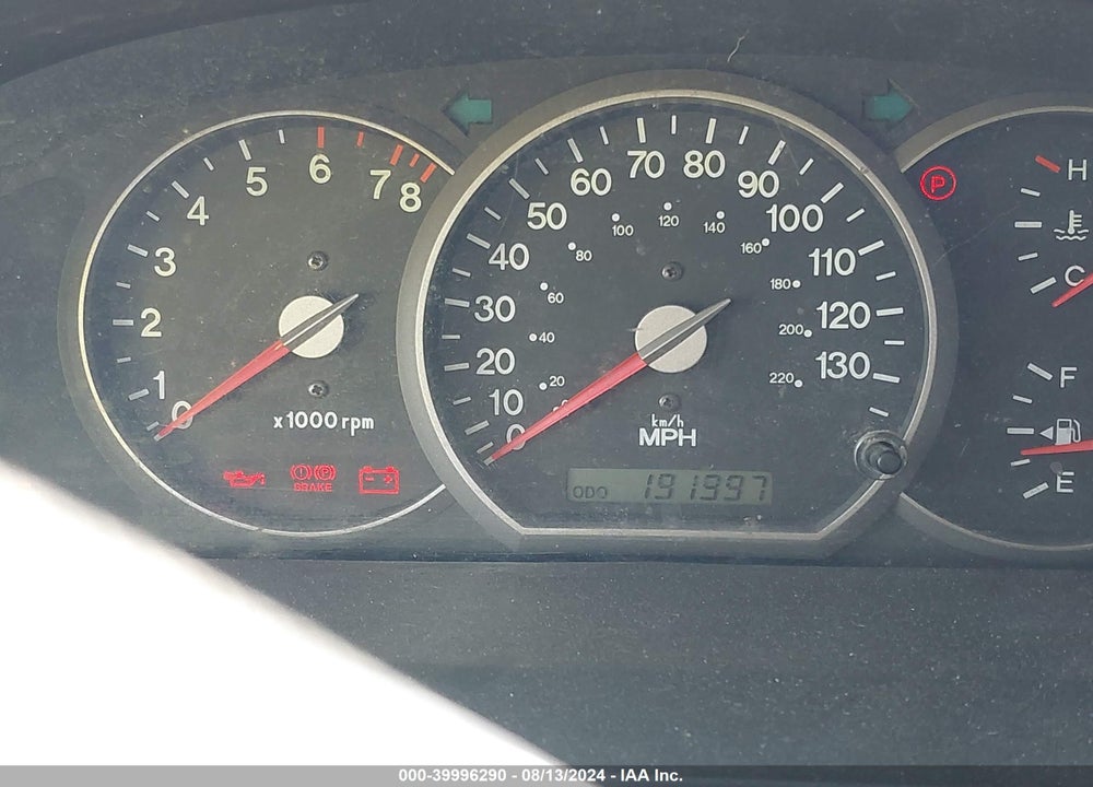 2003 KIA SEDONA EX/LX VIN: KNDUP131836489515