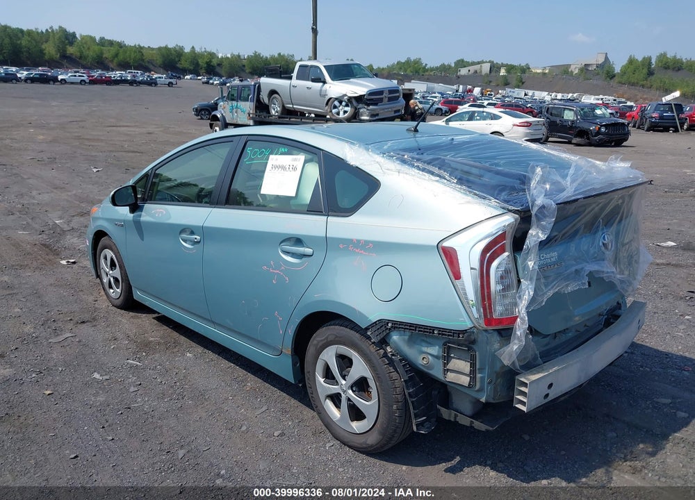 2014 TOYOTA PRIUS TWO VIN: JTDKN3DU5E1786419
