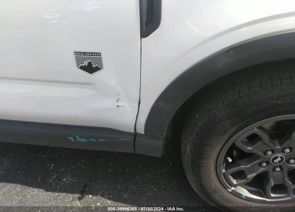 2022 FORD BRONCO SPORT BIG BEND VIN: 3FMCR9B63NRE22338