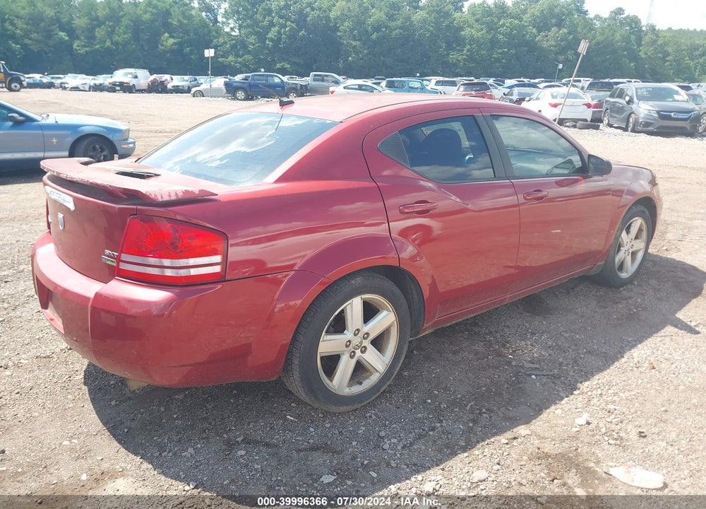 2008 DODGE AVENGER SXT VIN: 1B3LC56R78N145544