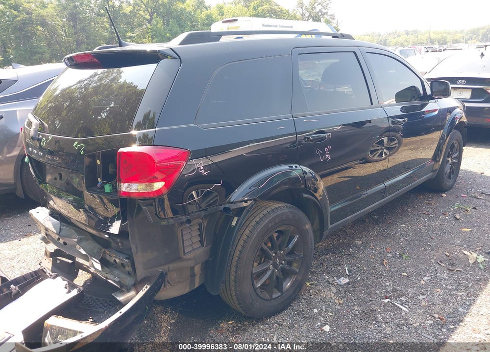 2019 DODGE JOURNEY SE VIN: 3C4PDCBGXKT869015