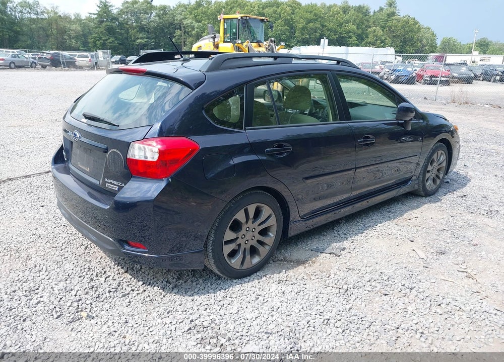2014 SUBARU IMPREZA 2.0I SPORT PREMIUM VIN: JF1GPAL68EH335103
