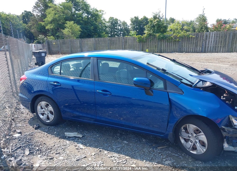2015 HONDA CIVIC LX VIN: 19XFB2F51FE096109