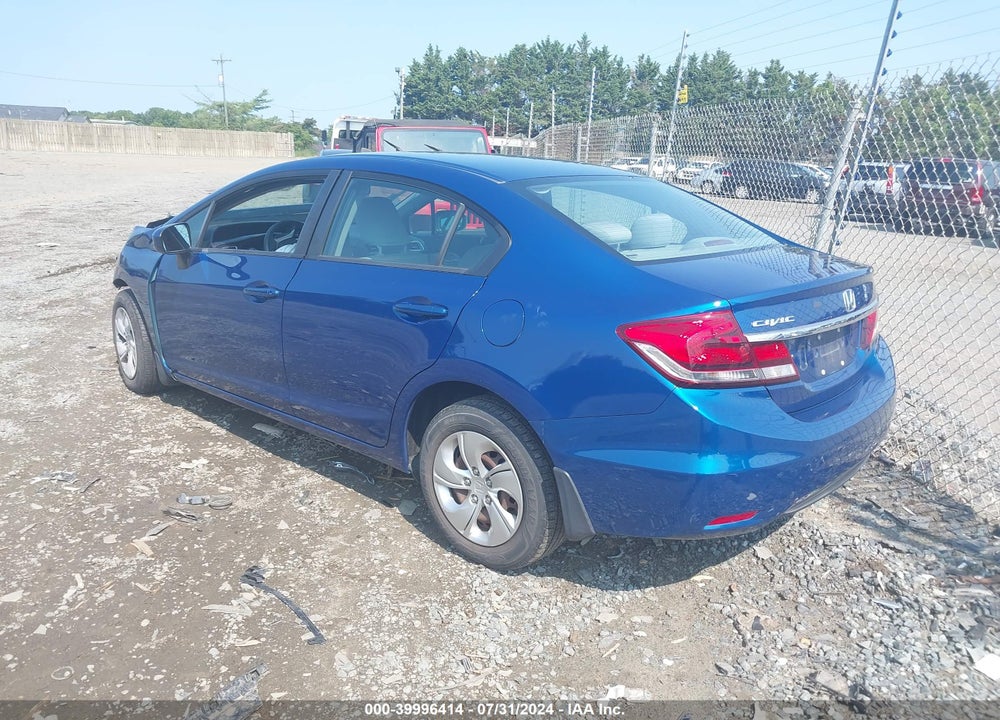 2015 HONDA CIVIC LX VIN: 19XFB2F51FE096109