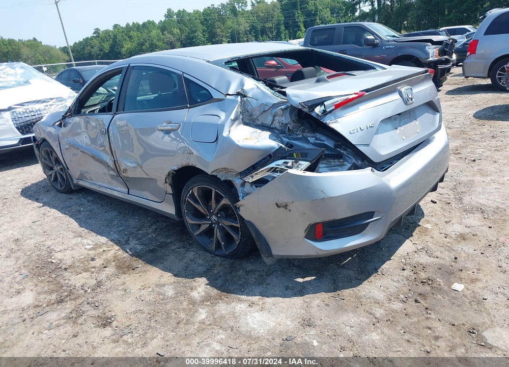2019 HONDA CIVIC SPORT VIN: 2HGFC2F81KH573791