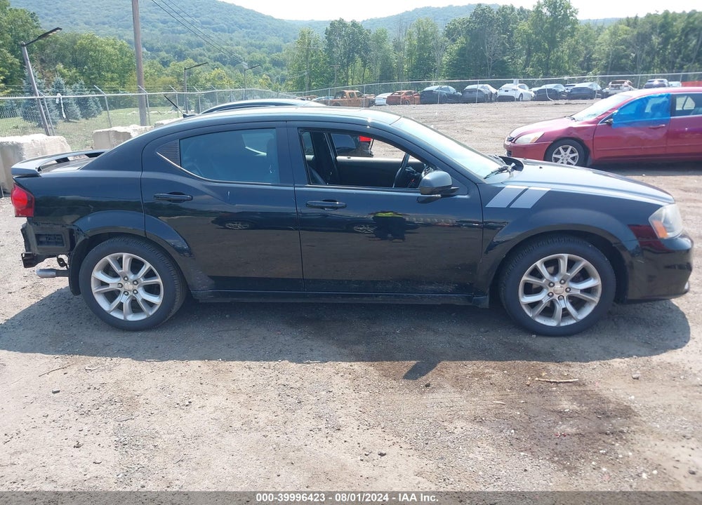 2013 DODGE AVENGER R/T VIN: 1C3CDZBG3DN616689