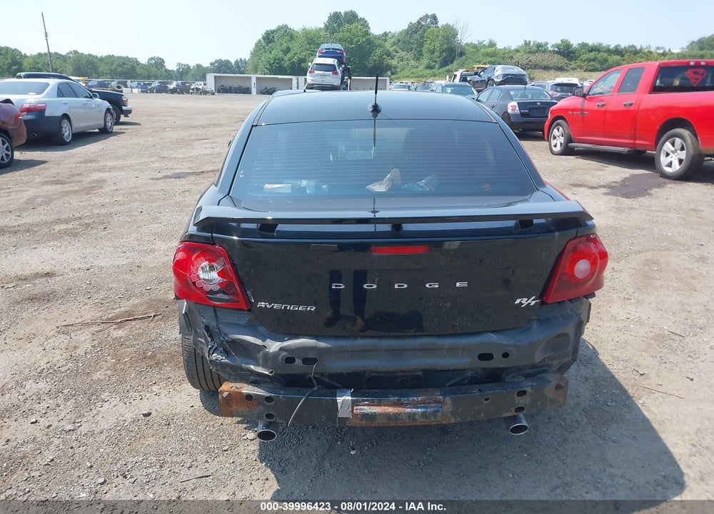 2013 DODGE AVENGER R/T VIN: 1C3CDZBG3DN616689