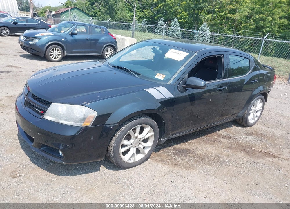 2013 DODGE AVENGER R/T VIN: 1C3CDZBG3DN616689