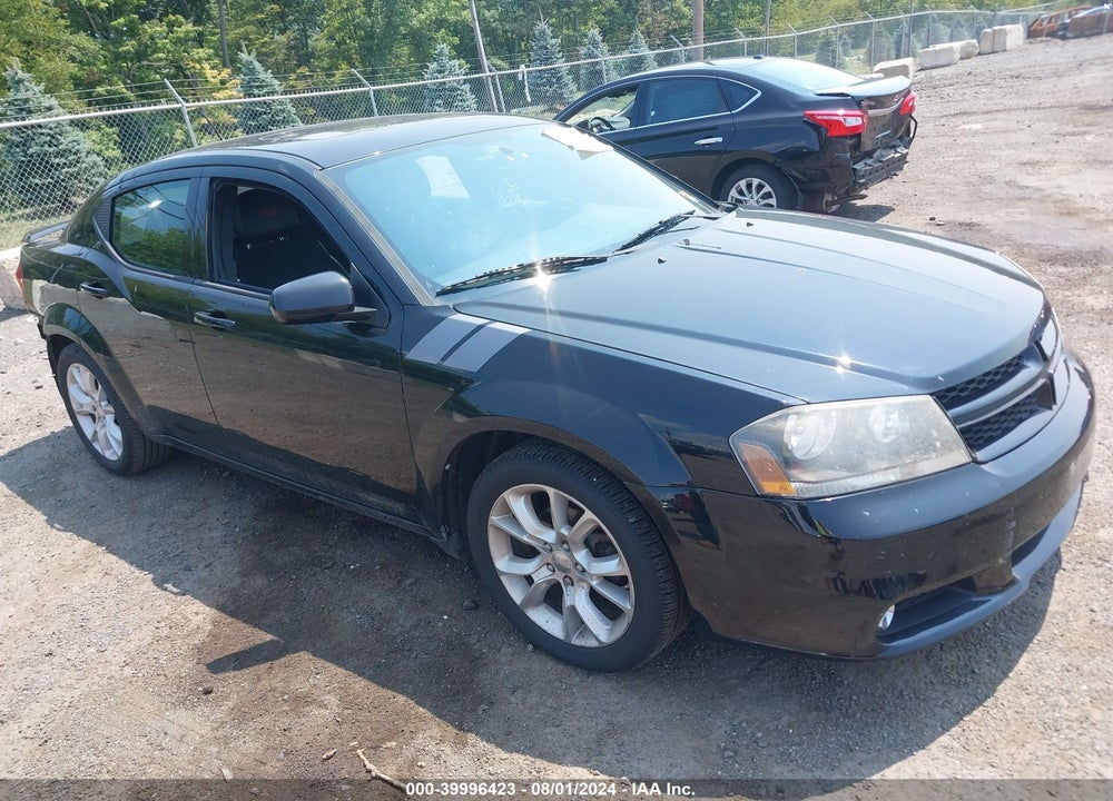 2013 DODGE AVENGER R/T VIN: 1C3CDZBG3DN616689