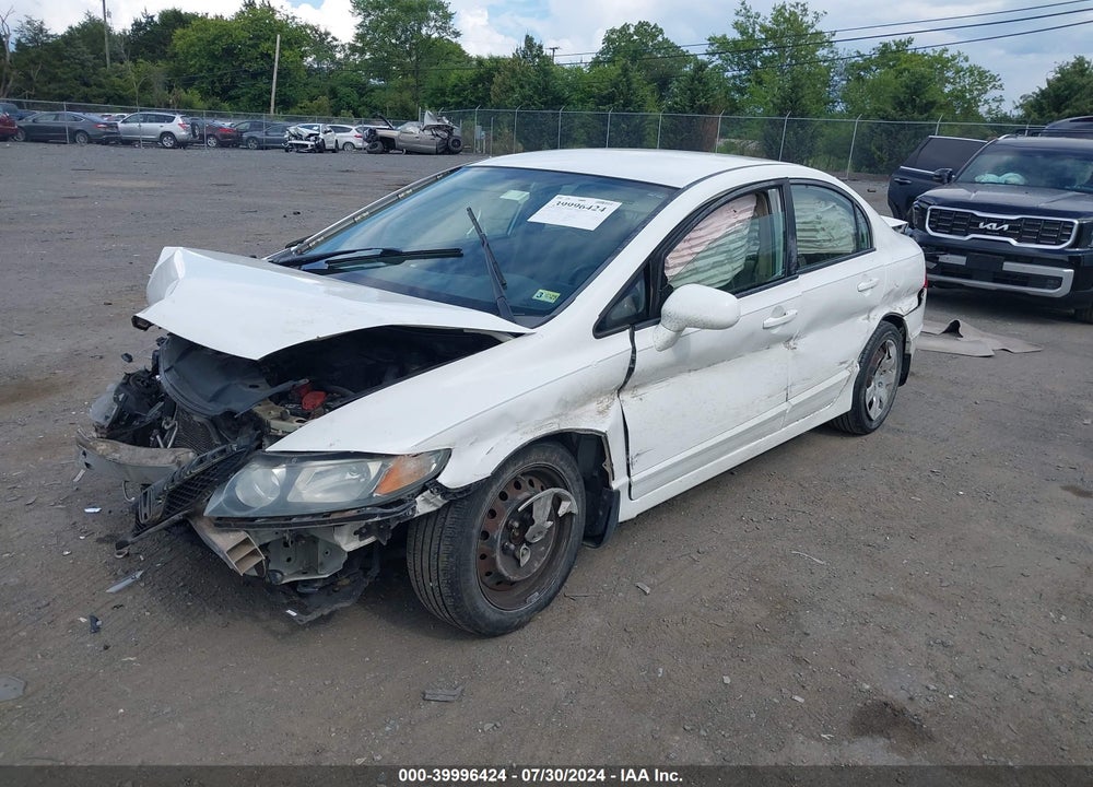 2009 HONDA CIVIC LX VIN: 2HGFA165X9H526579