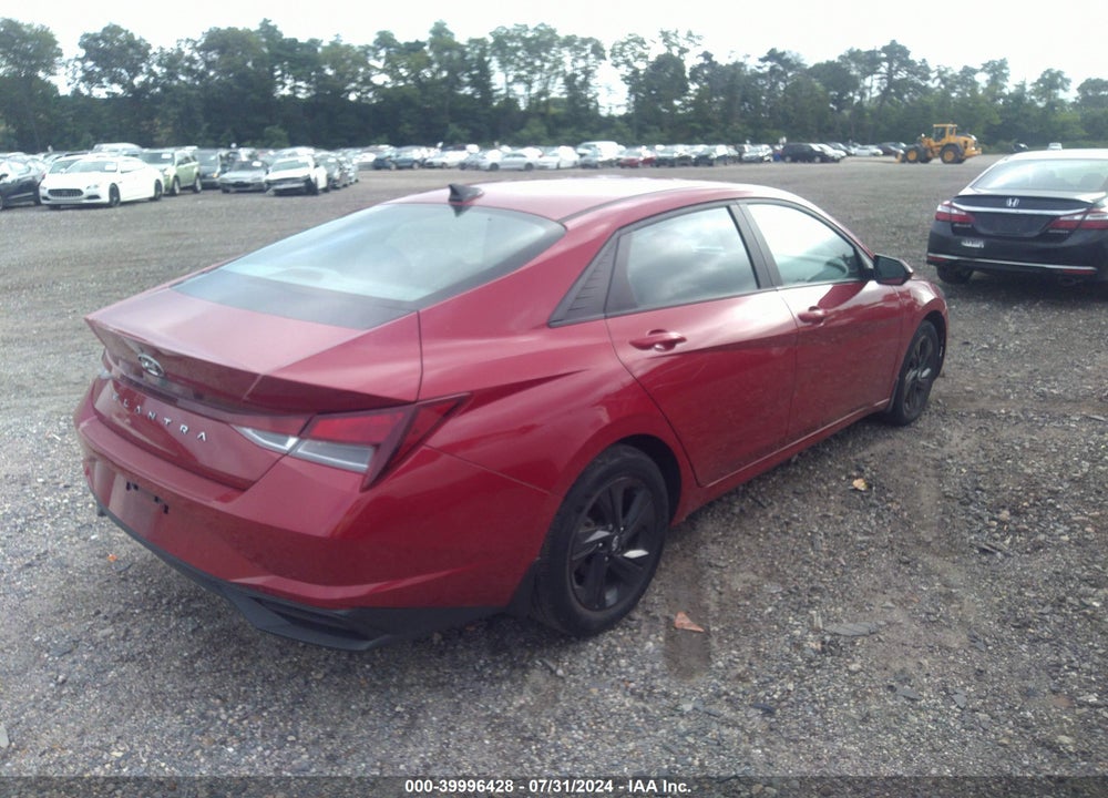 2022 HYUNDAI ELANTRA SEL VIN: KMHLM4AG6NU333593