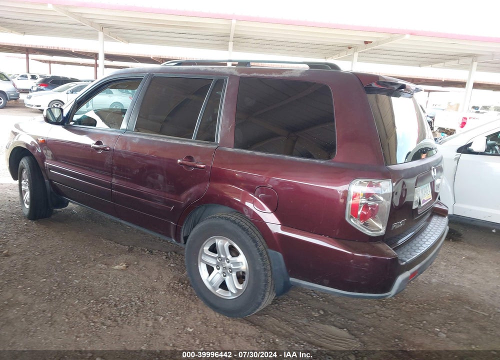2008 HONDA PILOT VP VIN: 5FNYF28288B031044