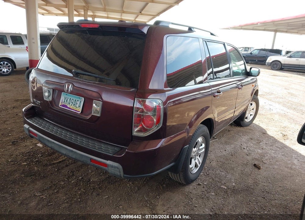 2008 HONDA PILOT VP VIN: 5FNYF28288B031044