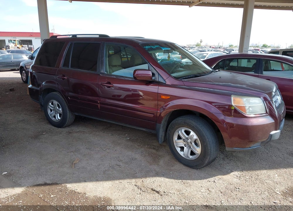 2008 HONDA PILOT VP VIN: 5FNYF28288B031044