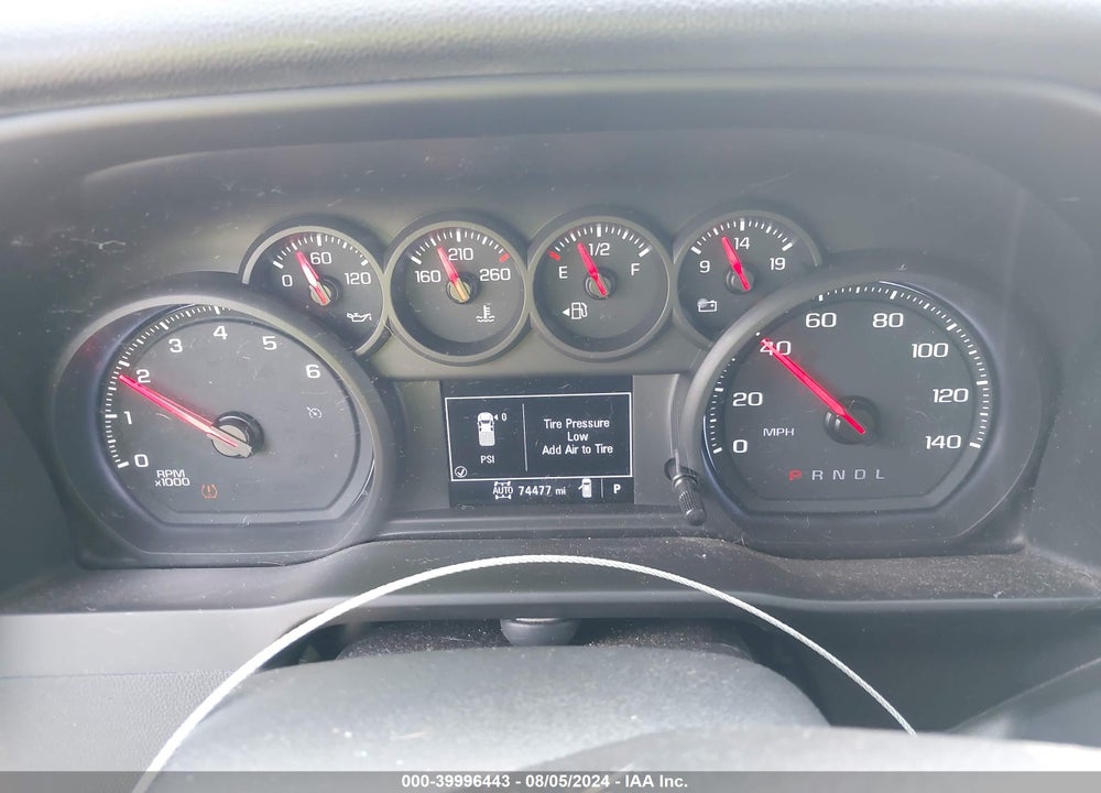 2019 CHEVROLET SILVERADO 1500 CUSTOM VIN: 3GCPYBEH8KG226657