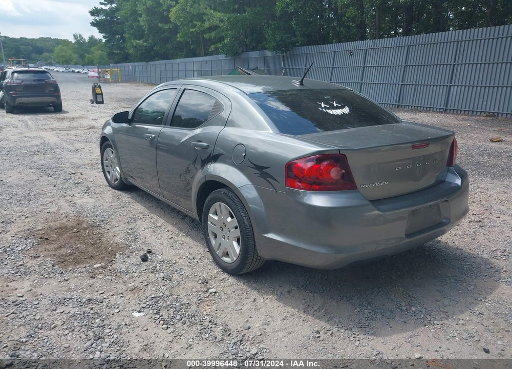 2013 DODGE AVENGER SE VIN: 1C3CDZAB7DN746433