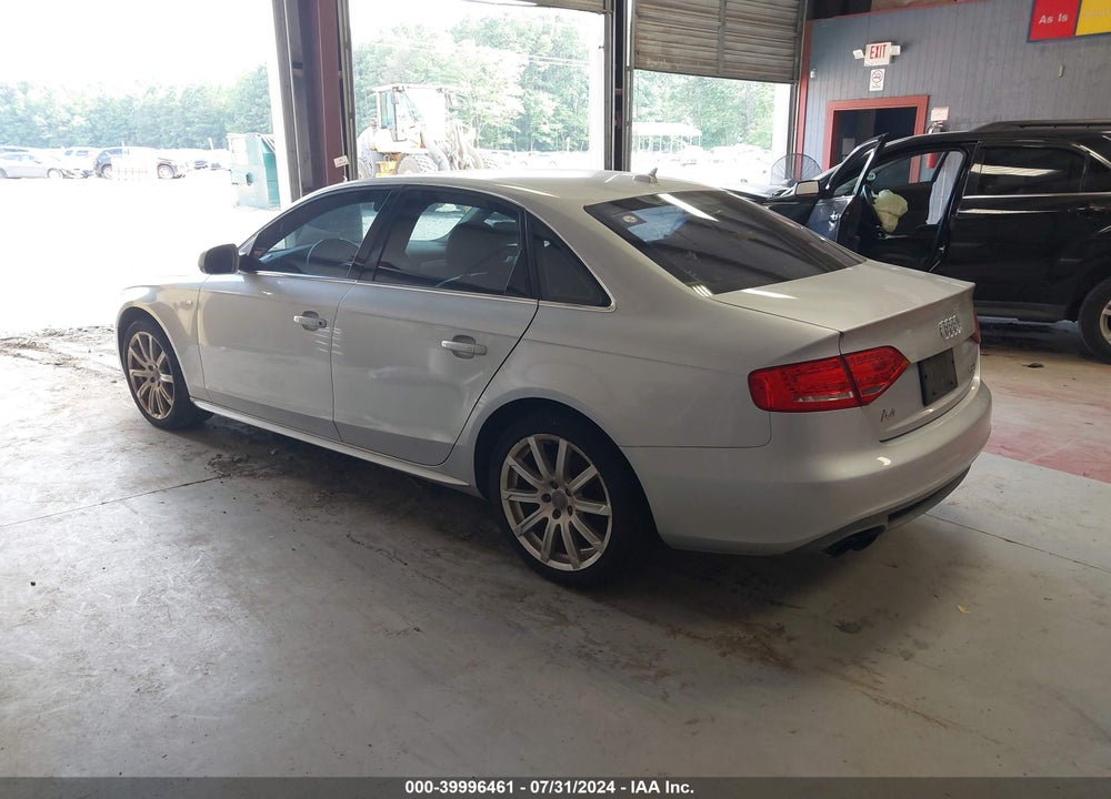 2012 AUDI A4 2.0T PREMIUM VIN: WAUFFAFL3CN005410
