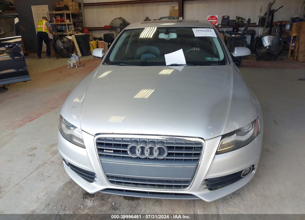 2012 AUDI A4 2.0T PREMIUM VIN: WAUFFAFL3CN005410