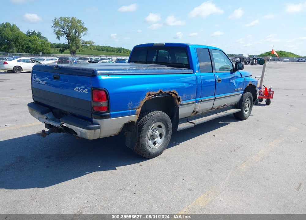 1998 DODGE RAM 1500 ST VIN: 1B7HF13ZXWJ183279
