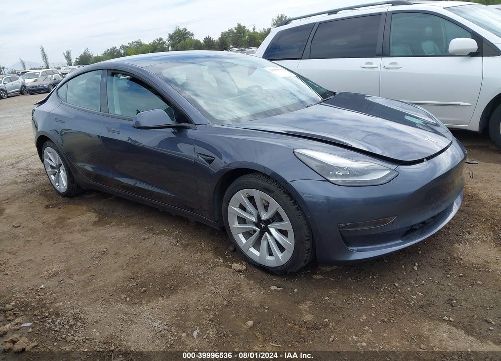 2022 TESLA MODEL 3 LONG RANGE DUAL MOTOR ALL-WHEEL DRIVE VIN: 5YJ3E1EB8NF165480