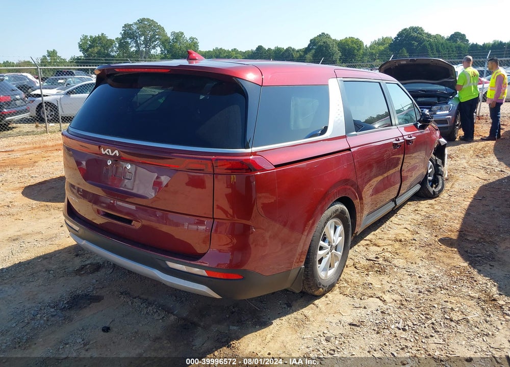 2023 KIA CARNIVAL MPV LX SEAT PACKAGE VIN: KNDNB4H35P6191556