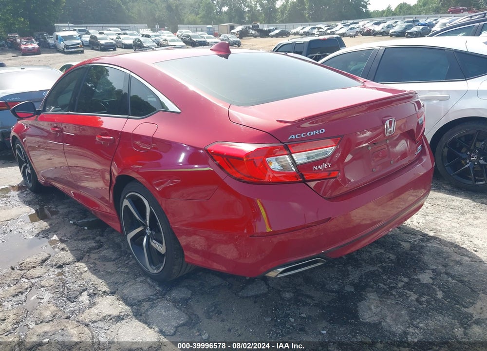 2019 HONDA ACCORD SPORT 2.0T VIN: 1HGCV2F33KA001265