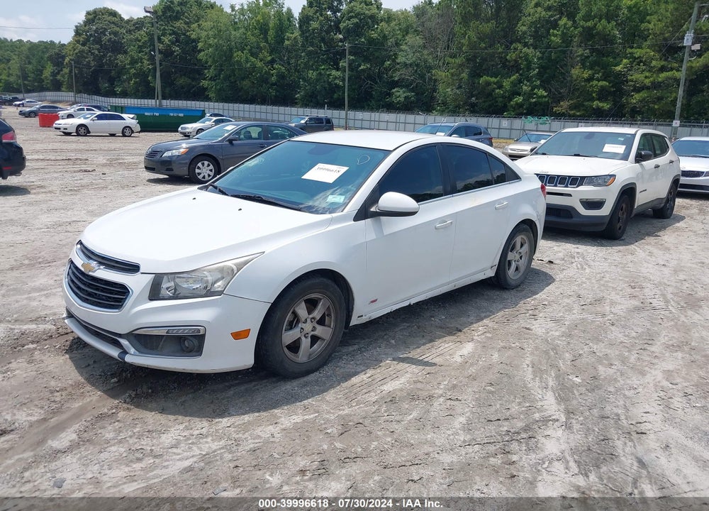 2015 CHEVROLET CRUZE 1LT AUTO VIN: 1G1PC5SB2F7162349