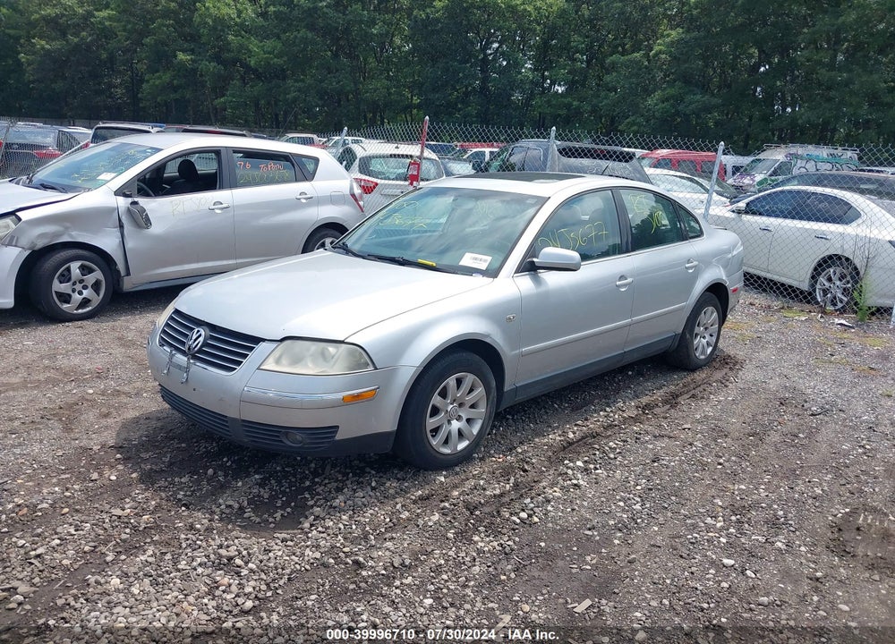 2003 VOLKSWAGEN PASSAT GLS VIN: WVWPD63BX3P039550