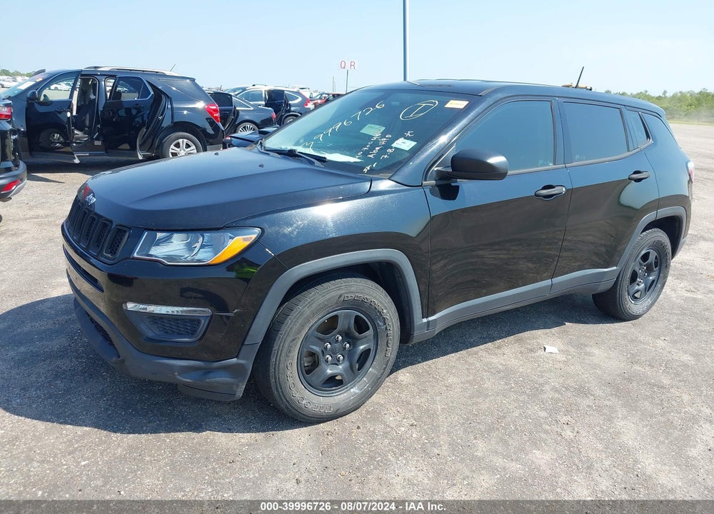 2018 JEEP COMPASS SPORT FWD VIN: 3C4NJCAB0JT339480