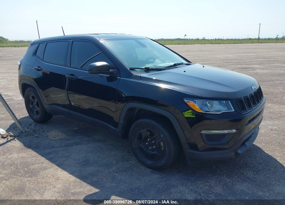2018 JEEP COMPASS SPORT FWD VIN: 3C4NJCAB0JT339480